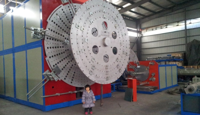 Polymer HDPE Structural Wall Spiral Winding Water Sewage Pipe Undergroud Machine Extrusion Machinery