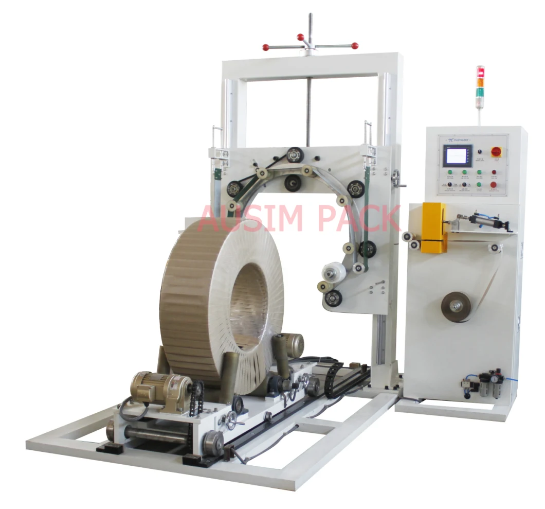 Transformer Core Steel Strip Wire and Tape Wrapping Machine Vertical Type Fully Automatic Coil Wrapping Machine