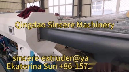 HDPE/PE/PP/PVC-Sturm-/Regenwasserrohr-Herstellungsmaschine, Spiralschacht-Brunnenrohr-Herstellungsmaschine